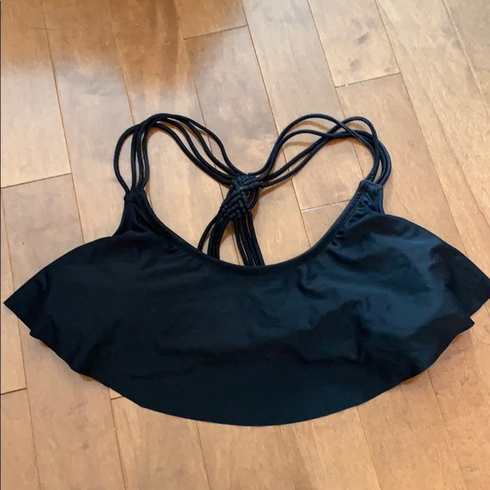 Black bikini top